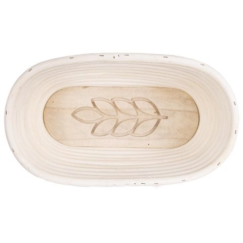 Koszyk rattanowy do wyrastania garowania chleba ciasta na chleb 1kg 26x13x9 cm kłos Koszyk rattanowy do wyrastania garowania chleba ciasta na chleb 1kg 26x13x9 cm kłos