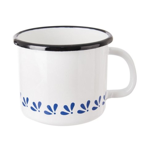 Kubek garnek emaliowany retro 10 cm 0,7 l Kubek garnek emaliowany retro 10 cm 0,7 l
