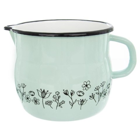 Kubek garnuszek garnek emaliowany retro 1,9 l 14 cm Kubek garnuszek garnek emaliowany retro 1,9 l 14 cm