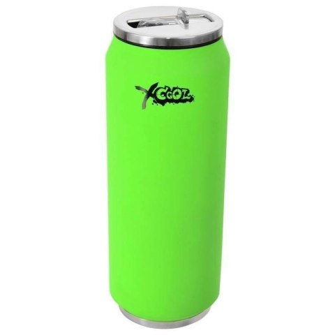 Kubek termiczny termos bidon neonowy zielony PUSZKA 500 ml Kubek termiczny termos bidon neonowy zielony PUSZKA 500 ml