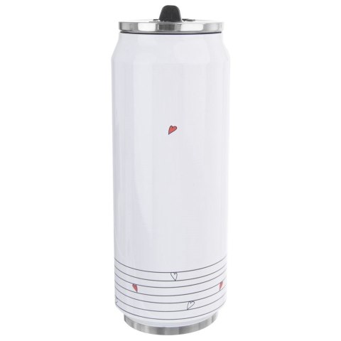 Kubek termiczny termos bidon serca serduszka PUSZKA 500 ml Kubek termiczny termos bidon serca serduszka PUSZKA 500 ml