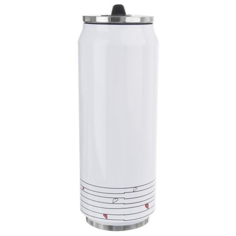 Kubek termiczny termos bidon serca serduszka PUSZKA 500 ml Kubek termiczny termos bidon serca serduszka PUSZKA 500 ml