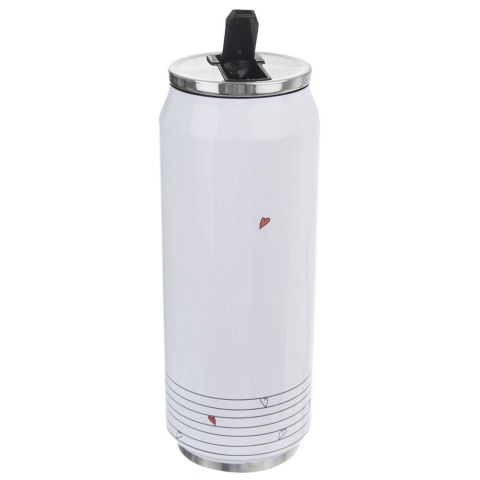 Kubek termiczny termos bidon serca serduszka PUSZKA 500 ml Kubek termiczny termos bidon serca serduszka PUSZKA 500 ml