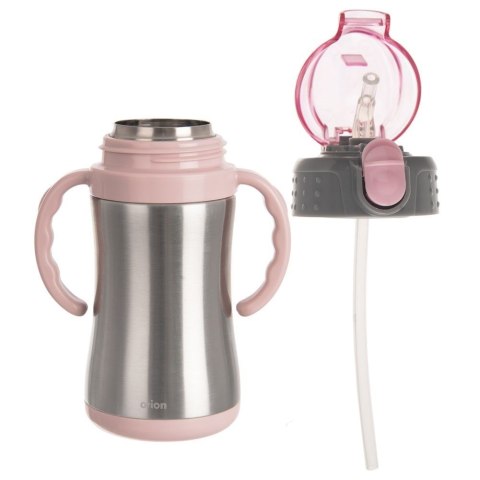 Kubek termiczny / termos bidon stalowy różowy 300 ml Kubek termiczny / termos bidon stalowy różowy 300 ml