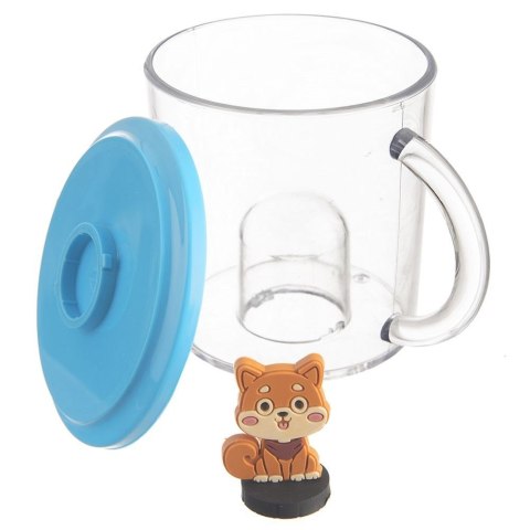 Kubek z figurką dla dziecka pies 240 ml Kubek z figurką dla dziecka pies 240 ml