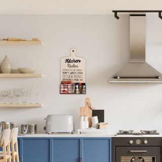 Kuchenna półka metalowa loft ścienna koszyk kosz czarna