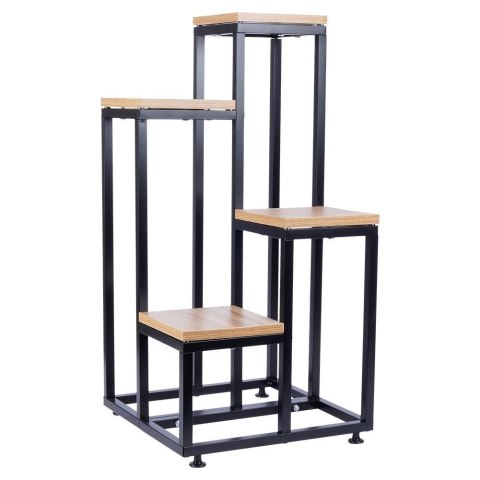 Kwietnik metalowy 4-poziomowy 69 cm Kwietnik metalowy 4-poziomowy 69 cm