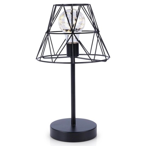 Lampa stołowa na baterię LED czarna 30,5 cm Lampa stołowa na baterię LED czarna 30,5 cm
