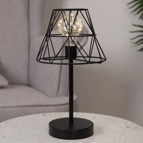 Lampa stołowa na baterię LED czarna 30,5 cm Lampa stołowa na baterię LED czarna 30,5 cm