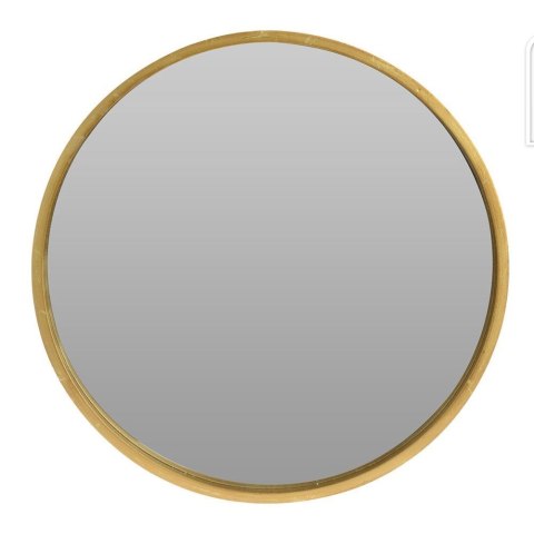 Lustro w złotej drewnianej ramie okrągłe ścienne złote łazienkowe do salonu 30 cm Lustro w złotej drewnianej ramie okrągłe ścienne złote łazienkowe do salonu 30 cm