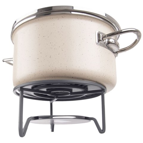 METALOWY PODGRZEWACZ POD DZBANEK TEALIGHT SZARY METALOWY PODGRZEWACZ POD DZBANEK TEALIGHT SZARY