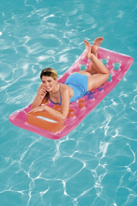 Materac plażowy dmuchany jednoosobowy 188 x 71cm Materac plażowy dmuchany jednoosobowy 188 x 71cm