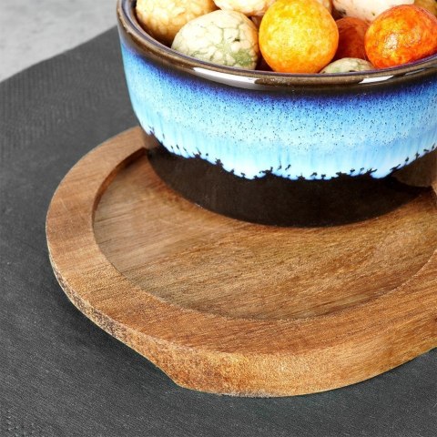 Miseczki na przekąski ceramiczne niebieskie 4 el. Miseczki na przekąski ceramiczne niebieskie 4 el.