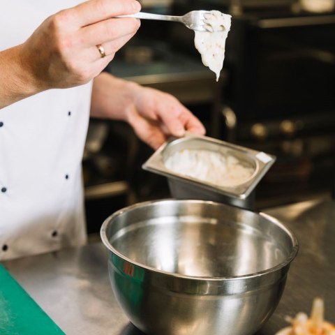 Miska kuchenna stalowa nierdzewna do sałatek mieszania przechowywania 2,6 l Miska kuchenna stalowa nierdzewna do sałatek mieszania przechowywania 2,6 l