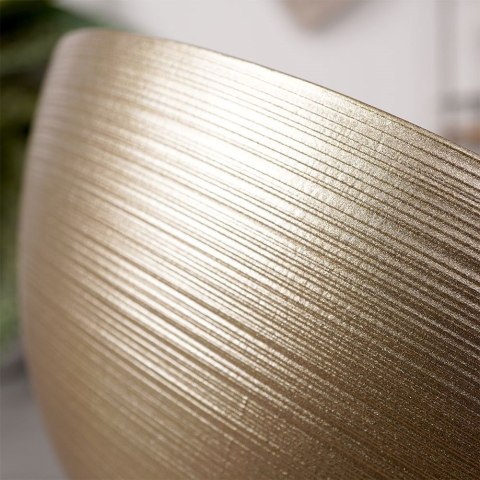Miska misa szklana do sałatek złota okrągła 28 cm 3,6 l Miska misa szklana do sałatek złota okrągła 28 cm 3,6 l