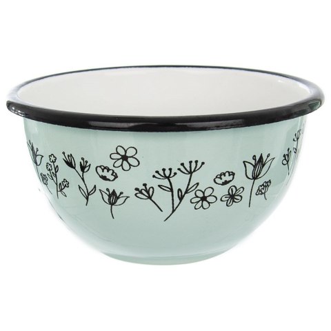 Miska miseczka emaliowana zielona LOUKA 12 cm 0,5 l Miska miseczka emaliowana zielona LOUKA 12 cm 0,5 l