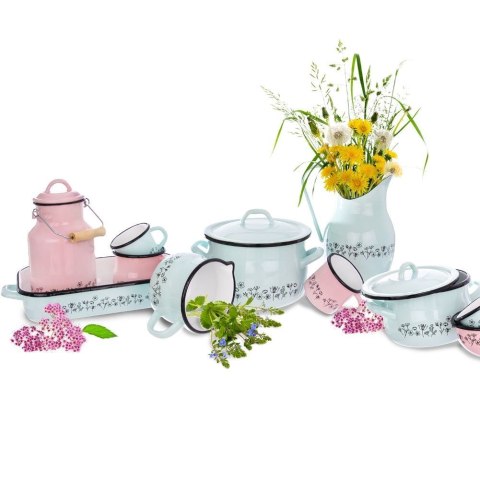 Miska miseczka emaliowana zielona LOUKA 12 cm 0,5 l Miska miseczka emaliowana zielona LOUKA 12 cm 0,5 l