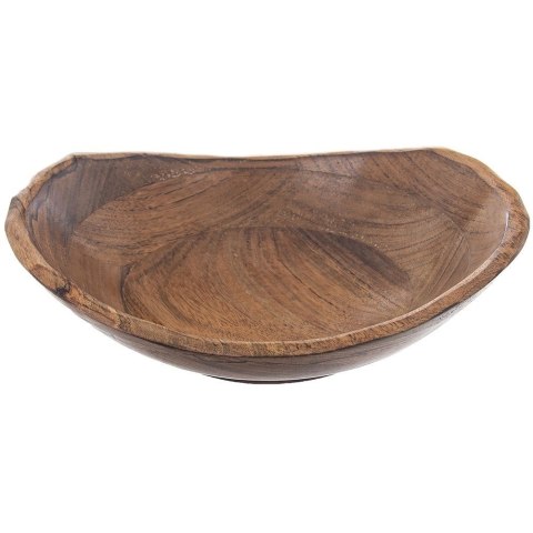 Miska na owoce i warzywa do serwowania dań sałatek drewniana 30x27,5 cm 3 l Miska na owoce i warzywa do serwowania dań sałatek drewniana 30x27,5 cm 3 l