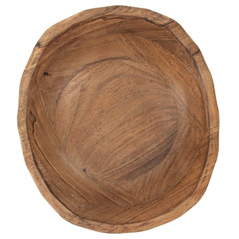 Miska na owoce i warzywa do serwowania dań sałatek drewniana 30x27,5 cm 3 l Miska na owoce i warzywa do serwowania dań sałatek drewniana 30x27,5 cm 3 l