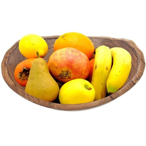 Miska na owoce i warzywa do serwowania dań sałatek drewniana 30x27,5 cm 3 l Miska na owoce i warzywa do serwowania dań sałatek drewniana 30x27,5 cm 3 l