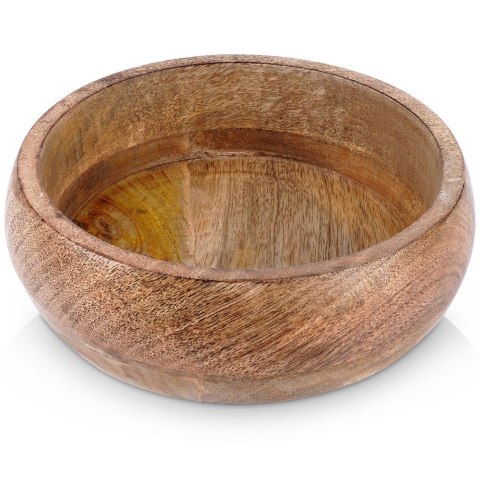 Miska na suszone owoce do serwowania przekąsek sałatek drewniana 18,5 cm 900 ml Miska na suszone owoce do serwowania przekąsek sałatek drewniana 18,5 cm 900 ml