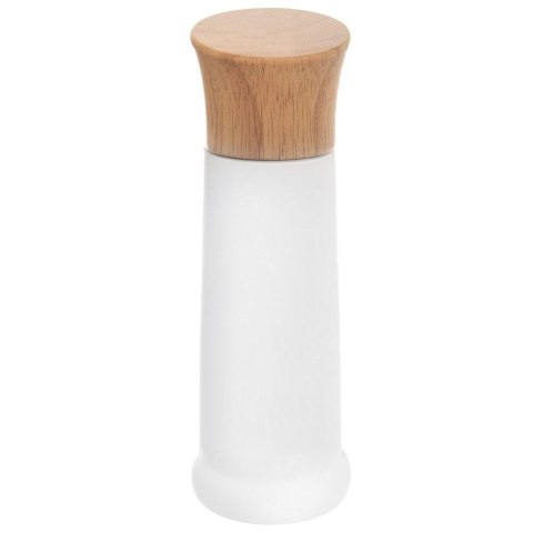 Młynek do mielenia przypraw pieprzu soli ręczny manualny drewniany biały 15 cm Młynek do mielenia przypraw pieprzu soli ręczny manualny drewniany biały 15 cm