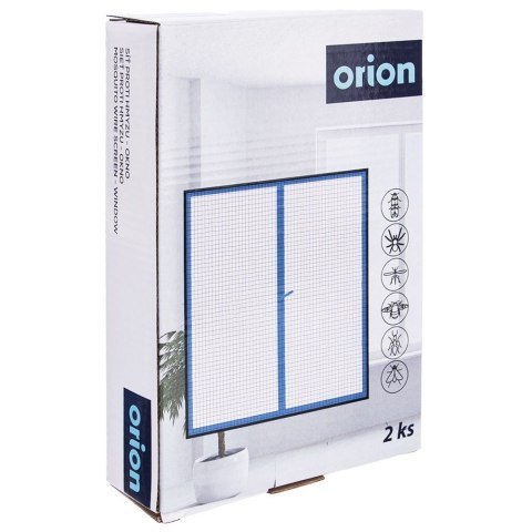Moskitiera siatka na okno okienna owady komary biała 2 sztuki 150x130 cm Moskitiera siatka na okno okienna owady komary biała 2 sztuki 150x130 cm