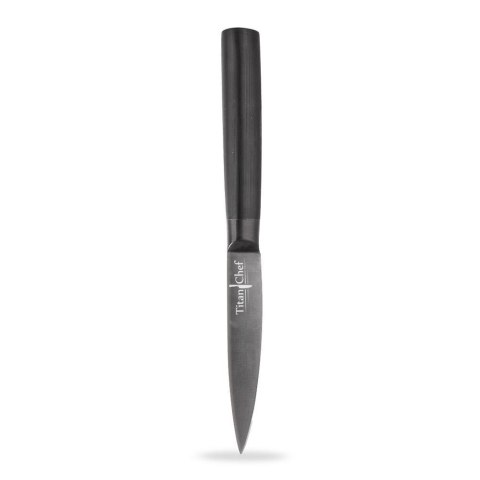 Nóż kuchenny stalowo-tytanowy czarny 10 cm TITAN CHEF Nóż kuchenny stalowo-tytanowy czarny 10 cm TITAN CHEF