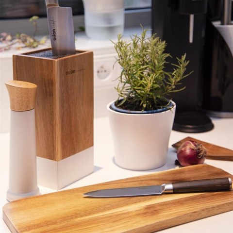 Nóż noże kuchenne stalowe 3el WOODEN zestaw noży Nóż noże kuchenne stalowe 3el WOODEN zestaw noży