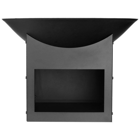 Palenisko ogrodowe metalowe czarne 56x41 cm Palenisko ogrodowe metalowe czarne 56x41 cm