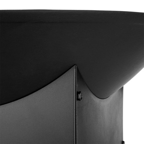 Palenisko ogrodowe metalowe czarne 56x41 cm Palenisko ogrodowe metalowe czarne 56x41 cm