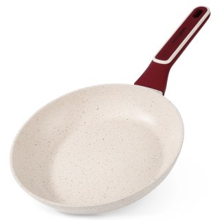 Patelnia Granitowa Indukcja Gaz Nieprzywierająca Solidna TERRESTRIAL 24 cm