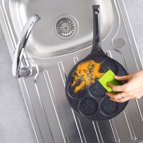 Patelnia do jajek placków pancakes naleśników granitowa buźki GRANDE 27 cm Patelnia do jajek placków pancakes naleśników granitowa buźki GRANDE 27 cm