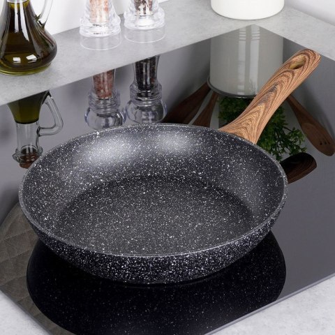 Patelnia granitowa NATURE do smażenia duszenia 26 cm gaz indukcja Patelnia granitowa NATURE do smażenia duszenia 26 cm gaz indukcja