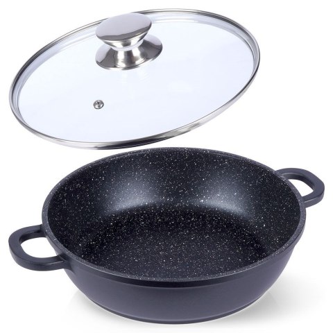 Patelnia granitowa rondel 24 cm GRANDE gaz indukcja Patelnia granitowa rondel 24 cm GRANDE gaz indukcja