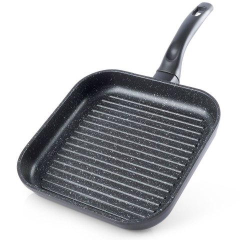 Patelnia grillowa grill 26x26 cm granitowa GRANDE Patelnia grillowa grill 26x26 cm granitowa GRANDE
