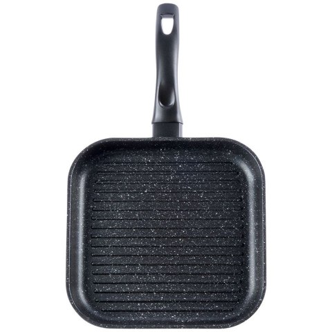 Patelnia grillowa grill 26x26 cm granitowa GRANDE Patelnia grillowa grill 26x26 cm granitowa GRANDE