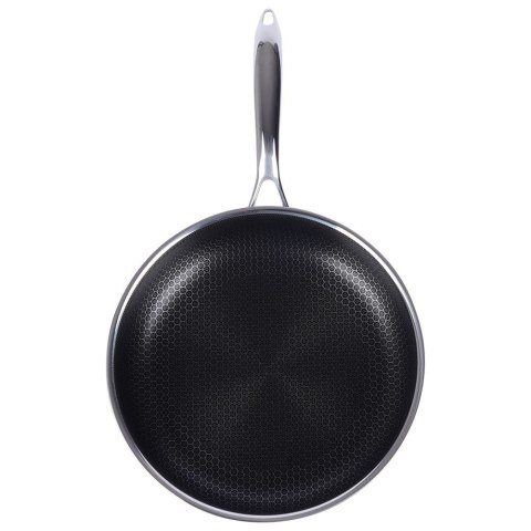 Patelnia stalowa nieprzywierająca premium COOKCELL HYBRYD 28 cm głęboka Patelnia stalowa nieprzywierająca premium COOKCELL HYBRYD 28 cm głęboka
