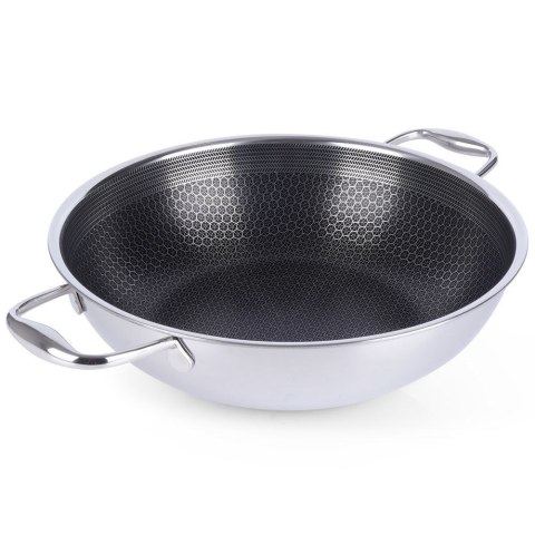 Patelnia stalowa wok nieprzywierający premium COOKCELL HYBRYD 28 cm Patelnia stalowa wok nieprzywierający premium COOKCELL HYBRYD 28 cm