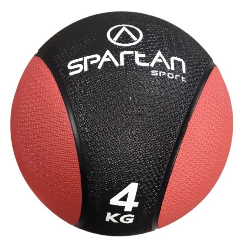 Piłka Lekarska do Ćwiczeń Treningu Crossfit Fitness SPARTAN 4 kg Piłka Lekarska do Ćwiczeń Treningu Crossfit Fitness SPARTAN 4 kg