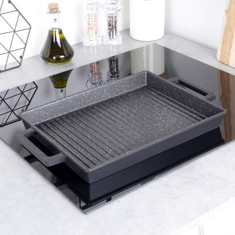 Płyta grillowa patelnia granitowa GRANDE grill Płyta grillowa patelnia granitowa GRANDE grill