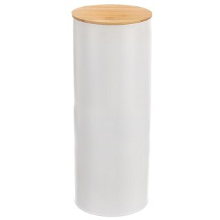 Pojemnik kuchenny na spaghetti metalowy / puszka biała WHITELINE 28,5 cm