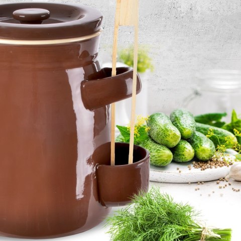 Pojemnik słój do kiszenia ogórków na ogórki 2,5 l Pojemnik słój do kiszenia ogórków na ogórki 2,5 l