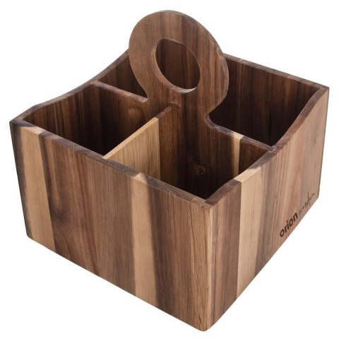 Pojemnik stojak koszyk na przybory kuchenne sztućce organizer WOODEN Pojemnik stojak koszyk na przybory kuchenne sztućce organizer WOODEN