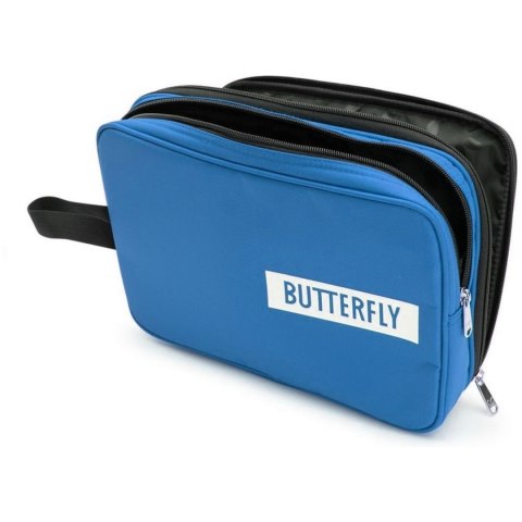 Pokrowiec na Rakietkę do Tenisa Stołowego BUTTERFLY DOUBLE Blue Pokrowiec na Rakietkę do Tenisa Stołowego BUTTERFLY DOUBLE Blue