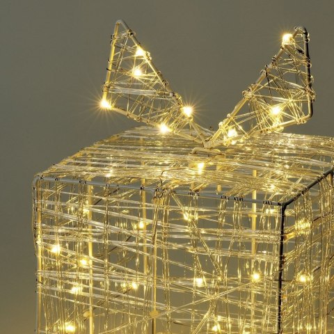 Prezent świecący ozdoba świąteczna dekoracja oświetlenie święta 40 LED 19 cm Prezent świecący ozdoba świąteczna dekoracja oświetlenie święta 40 LED 19 cm