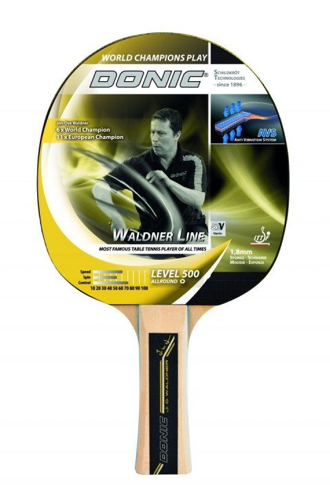 Rakietka do Tenisa Stołowego DONIC WALDNER 500 Rakietka do Tenisa Stołowego DONIC WALDNER 500