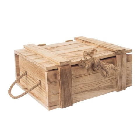 Skrzynka drewniana / pojemnik z pokrywką do przechowywania 30x21x12 cm Skrzynka drewniana / pojemnik z pokrywką do przechowywania 30x21x12 cm