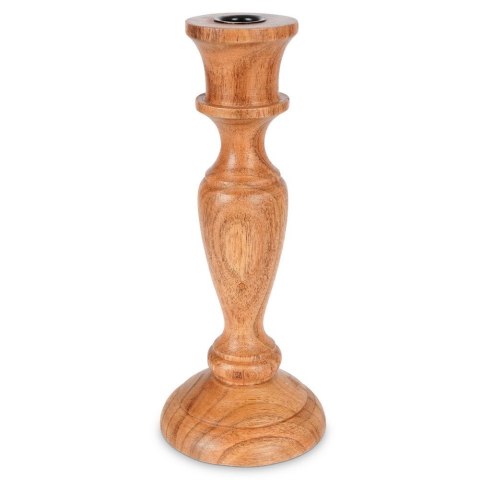 Świecznik na długą świeczkę drewniany 25,5 cm Świecznik na długą świeczkę drewniany 25,5 cm
