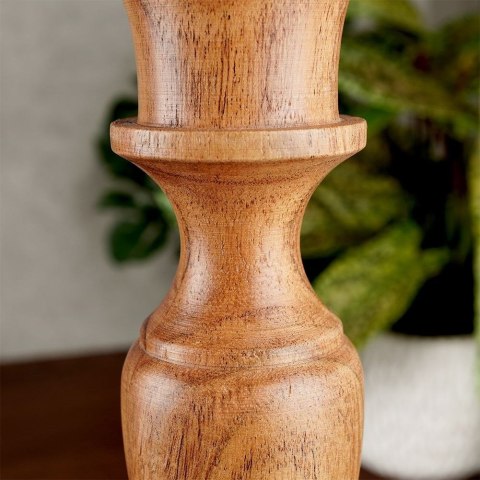 Świecznik na długą świeczkę drewniany 31,5 cm Świecznik na długą świeczkę drewniany 31,5 cm